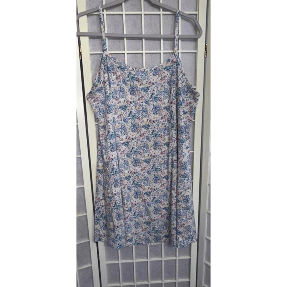 Vintage No Boundaries Plus Floral 90s‎ Cottagecore Coquette Y2K Mini Dress 22W